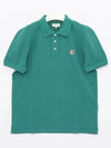 Fox Head Patch Cotton Polo Shirt Green - MAISON KITSUNE - BALAAN 2