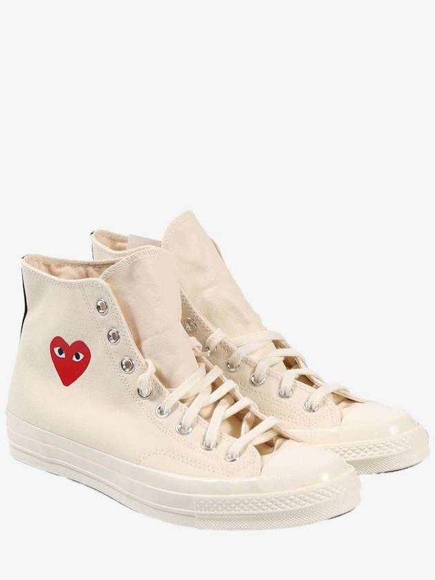 Chuck 70 High Top Sneakers Ivory - COMME DES GARCONS - BALAAN 3