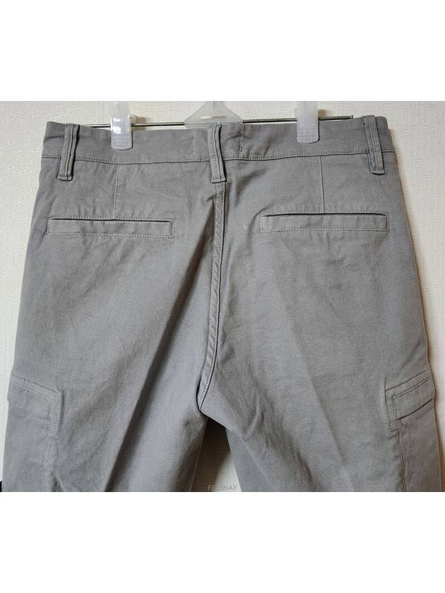 14 year old size gray double zipper pocket wappen cargo pants 771631014 - STONE ISLAND - BALAAN 6