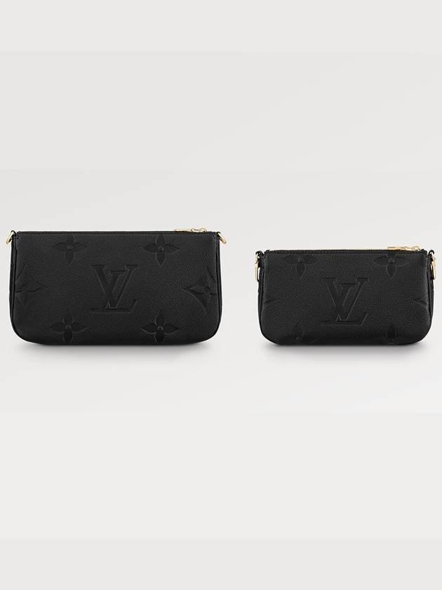 Multi Pochette Accessoires Shoulder Bag Black - LOUIS VUITTON - BALAAN 6