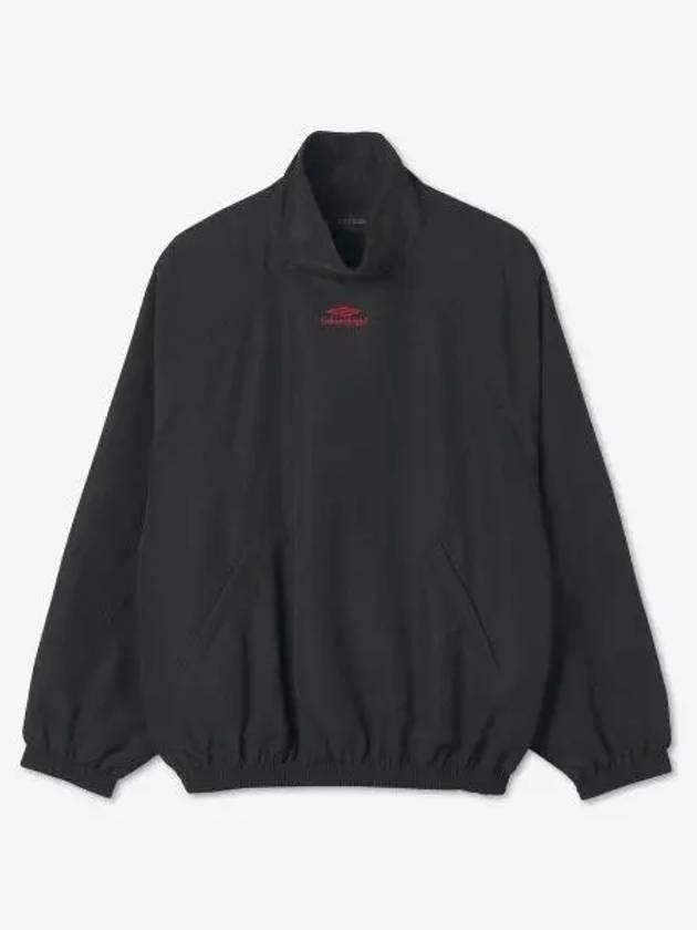 Embroidery Logo Sports Icon Track Jacket Black - BALENCIAGA - BALAAN 2