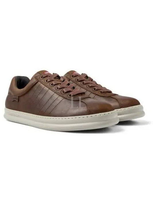 Runner Leather Low Top Sneakers Brown - CAMPER - BALAAN 2