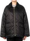 Ryhope Quilted Zip Up Jacket Black - BARBOUR - BALAAN 2