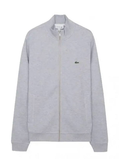 Zipped stand up collar pique fleece jacket - LACOSTE - BALAAN 1