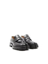 Leather Tabi Loafers Black - MAISON MARGIELA - BALAAN 4