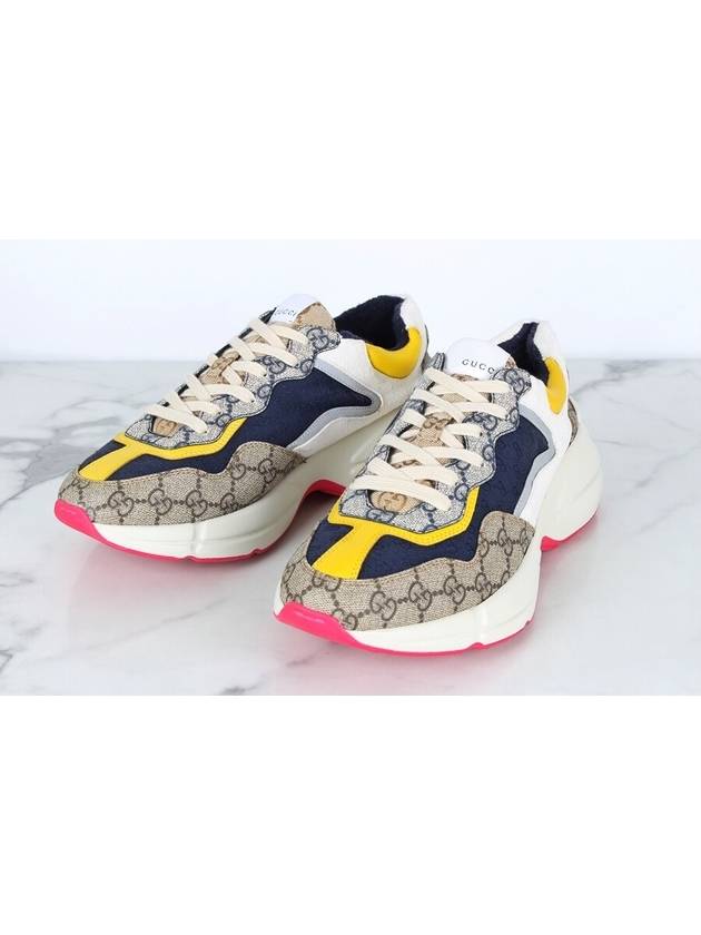 Rhyton chunky sole sneakers 7 260 - GUCCI - BALAAN 8