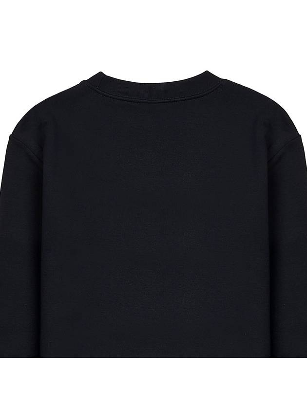 Zebra Patch Organic Cotton Sweatshirt Black - PAUL SMITH - BALAAN 9