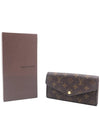 Women s Louis Vuitton M60531 Monogram Canvas Envelope Sarah Wallet Long gt Gangbuk used luxury goods - LOUIS VUITTON - BALAAN 3