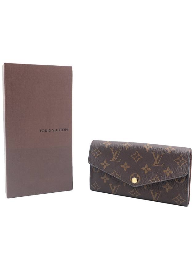 Women s Louis Vuitton M60531 Monogram Canvas Envelope Sarah Wallet Long gt Gangbuk used luxury goods - LOUIS VUITTON - BALAAN 3