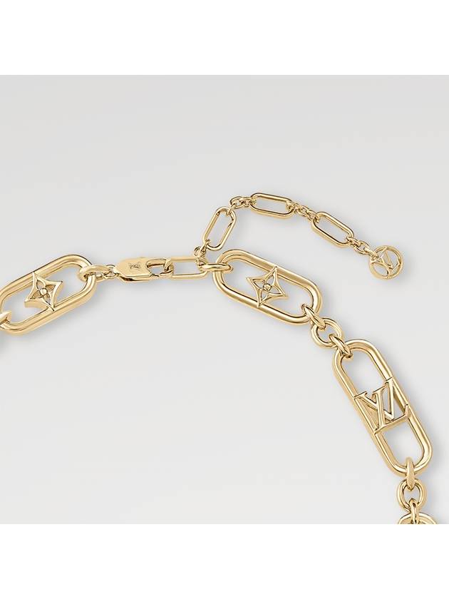 My LV Chain Necklace Gold - LOUIS VUITTON - BALAAN 4