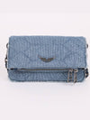 Rock Nano Denim Mini Cross Bag - ZADIG & VOLTAIRE - BALAAN 1