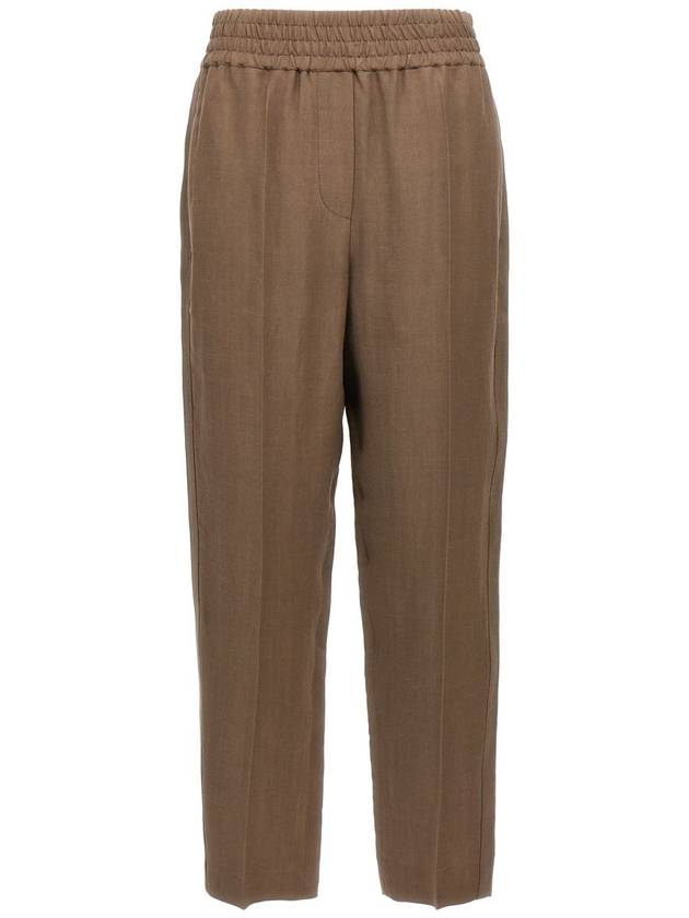 Brunello Cucinelli Linen Trousers - BRUNELLO CUCINELLI - BALAAN 1