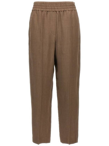 Brunello Cucinelli Linen Trousers - BRUNELLO CUCINELLI - BALAAN 1