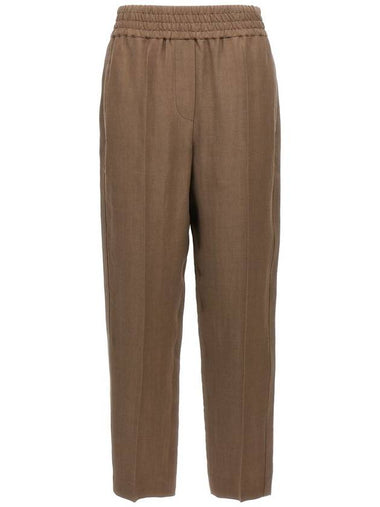 Brunello Cucinelli Linen Trousers - BRUNELLO CUCINELLI - BALAAN 1