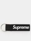 RN101837 BLACK strap logo keychain key ring - SUPREME - BALAAN 2