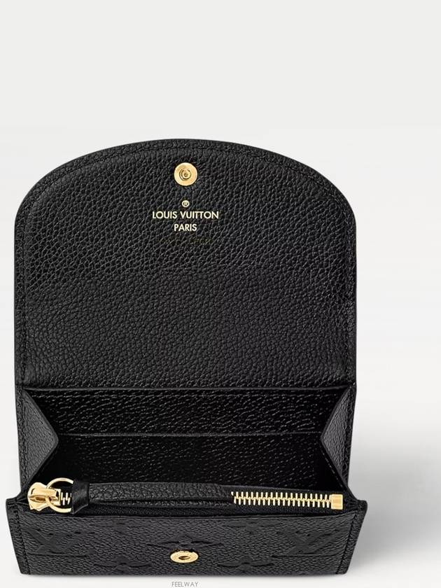 Rosalie Monogram Coin Purse Black - LOUIS VUITTON - BALAAN 4