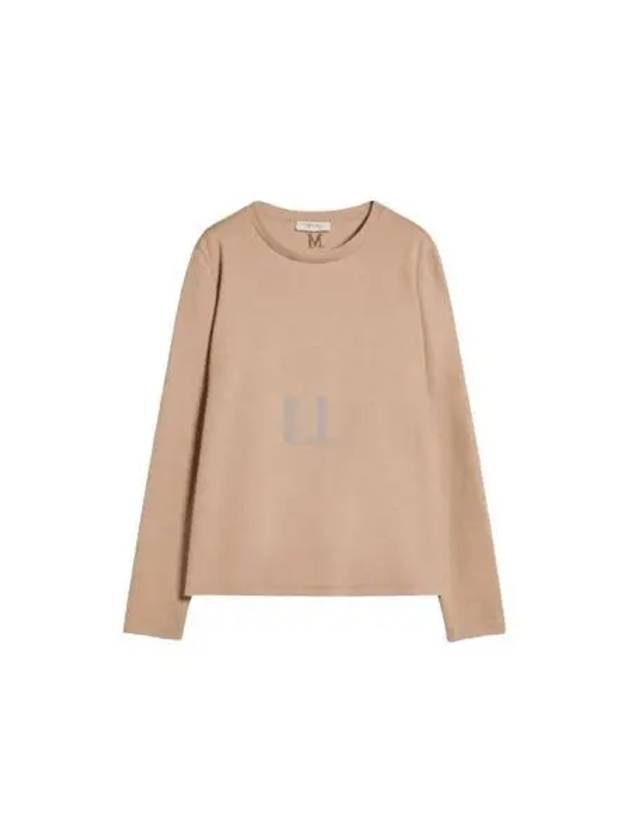 Duccio Long Sleeve T-Shirt Camel - S MAX MARA - BALAAN 2