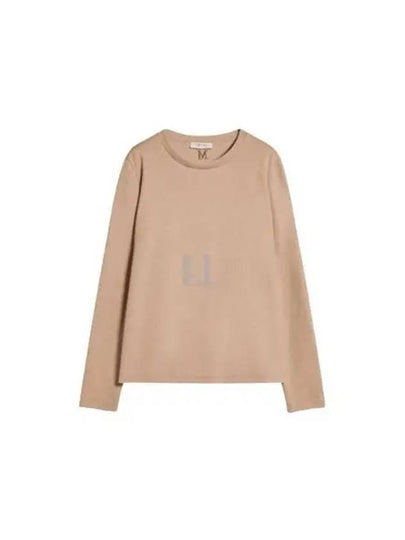 Duccio Long Sleeve T-Shirt Camel - S MAX MARA - BALAAN 2