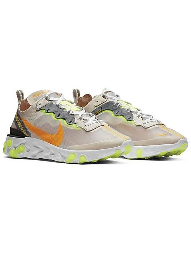 React Element 87 Low Top Sneakers Light Oud Brown - NIKE - BALAAN 5