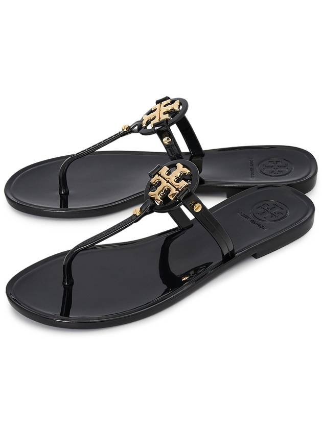 Miller Mini Flat Thong Flip Flop Black - TORY BURCH - BALAAN 2