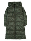 Women's Seipa Water Resistant Long Parka Dark Green - MAX MARA - BALAAN 11