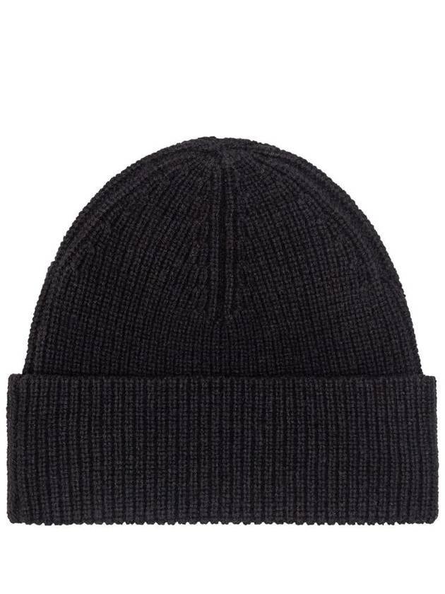 Logo Patch Wool Beanie Black - JW ANDERSON - BALAAN 3