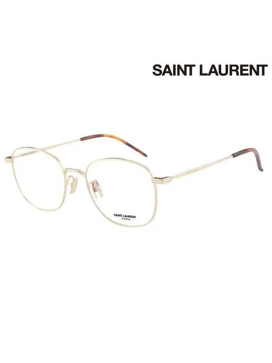 Glasses Frame SL492K 006 Square Metal Men Women - SAINT LAURENT - BALAAN 1