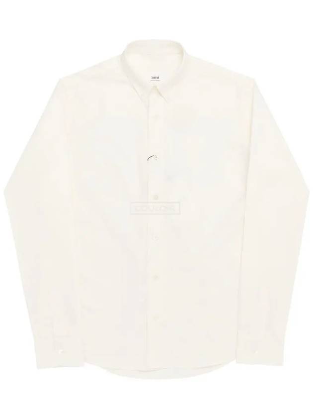 Men's Alexandre Mattiussi Long Sleeve Shirt White - AMI - BALAAN 2