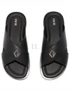 Alias CD Diamond Grained Calfskin Sandals Black - DIOR - BALAAN 2