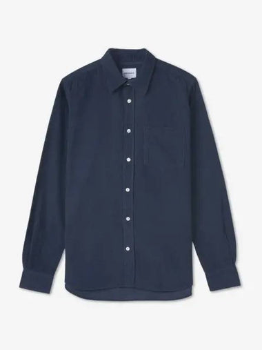 Oswald Corduroy Shirt Navy N4006047000 - NORSE PROJECTS - BALAAN 1