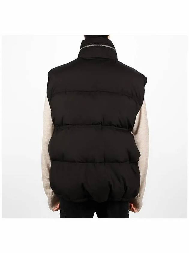 De Coeur Zip-Up Padded Vest Black - AMI - BALAAN 5