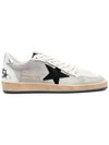 Ball Star Suede Star Laminate Low Top Sneakers Grey - GOLDEN GOOSE - BALAAN 2