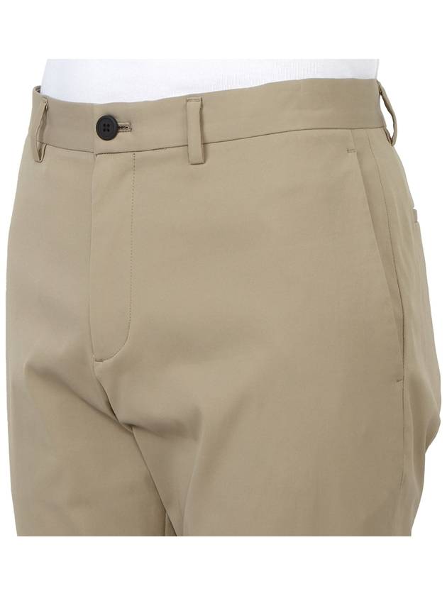 Men's Polyamide Blend Straight Pants Beige - THEORY - BALAAN 9