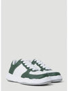 Wayne OG Sole Emboss Leather Low Top Sneakers White Green - MIHARA YASUHIRO - BALAAN 2