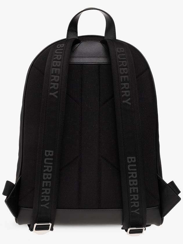 Logo Print Nylon Backpack Black - BURBERRY - BALAAN 4