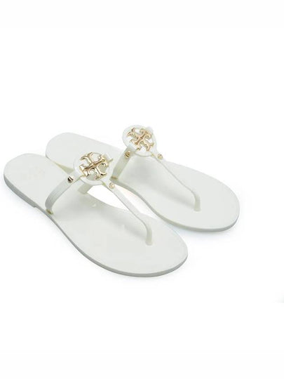 Miller Mini Flat Thong Flip Flop Ivory - TORY BURCH - BALAAN 2