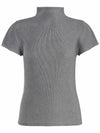 Pleats Please Mist Half Neck Short Sleeve Tee - ISSEY MIYAKE - BALAAN 1