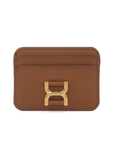 Marcie Leather Card Wallet Brown - CHLOE - BALAAN 1