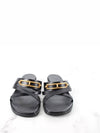 Claire gold logo sandal slippers 37 240 - HERMES - BALAAN 2