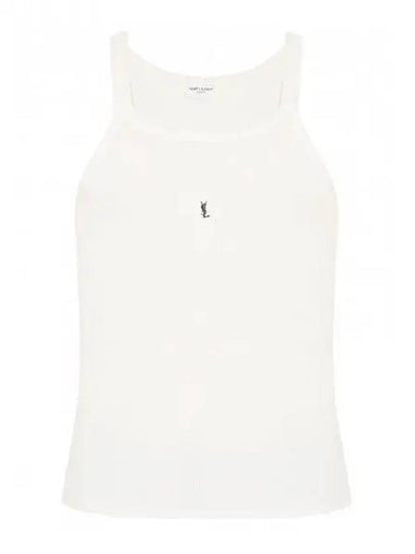 Cassandra logo rib tank top 271681 - SAINT LAURENT - BALAAN 1