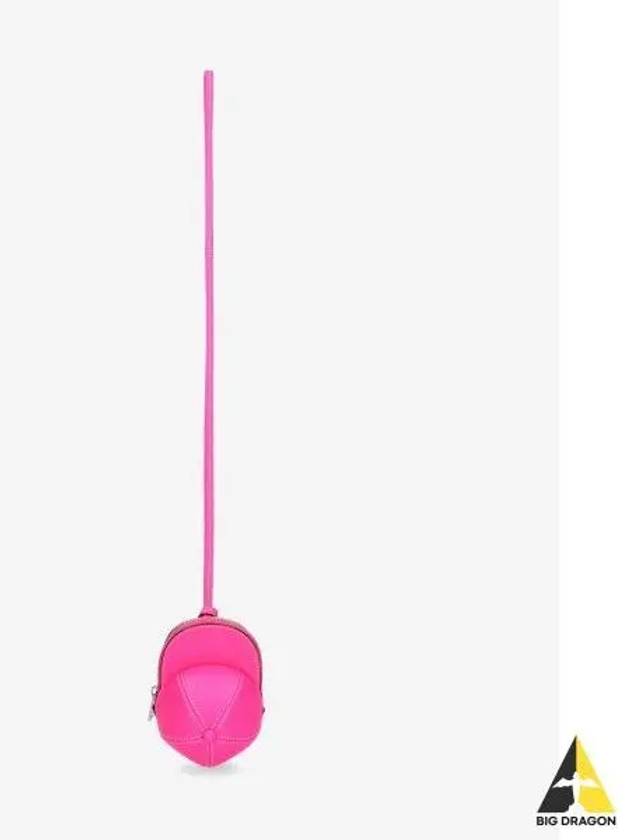 Cap Nano Leather Shoulder Bag Neon Pink - JW ANDERSON - BALAAN 2