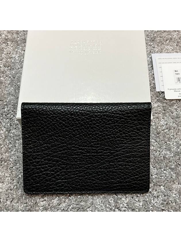 4 Stitch Passport Wallet Black - MAISON MARGIELA - BALAAN 4