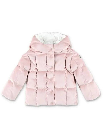 Moncler Baby LEAH Hooded Down Jacket Pink - MONCLER - BALAAN 1