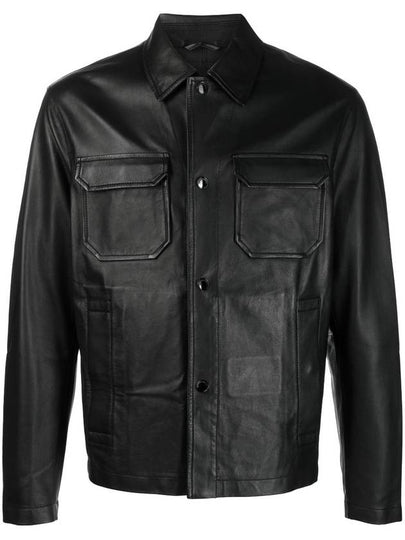 23SS Leather Jacket D41R7B D1P75999 - EMPORIO ARMANI - BALAAN 2