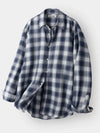 Prime check long sleeve shirt navy - INDUST - BALAAN 1