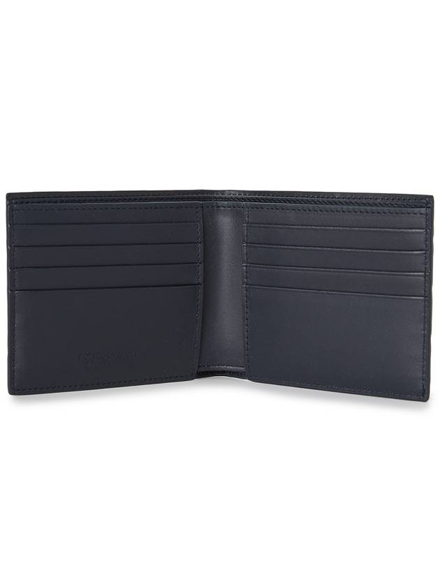 Intrecciato Leather Half Wallet Navy - BOTTEGA VENETA - BALAAN 5