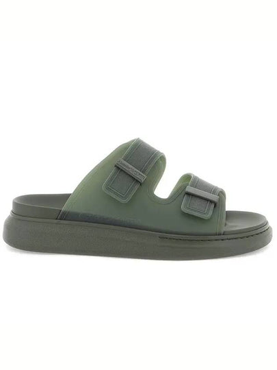 Hybrid Rubber Sandals Khaki - ALEXANDER MCQUEEN - BALAAN 2