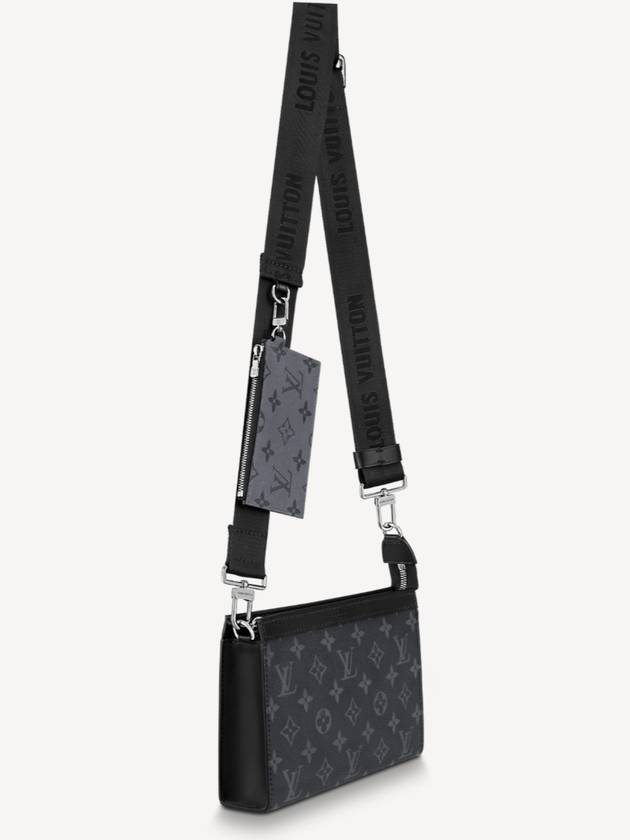 Gaston Wearable Long Wallet Black - LOUIS VUITTON - BALAAN 3