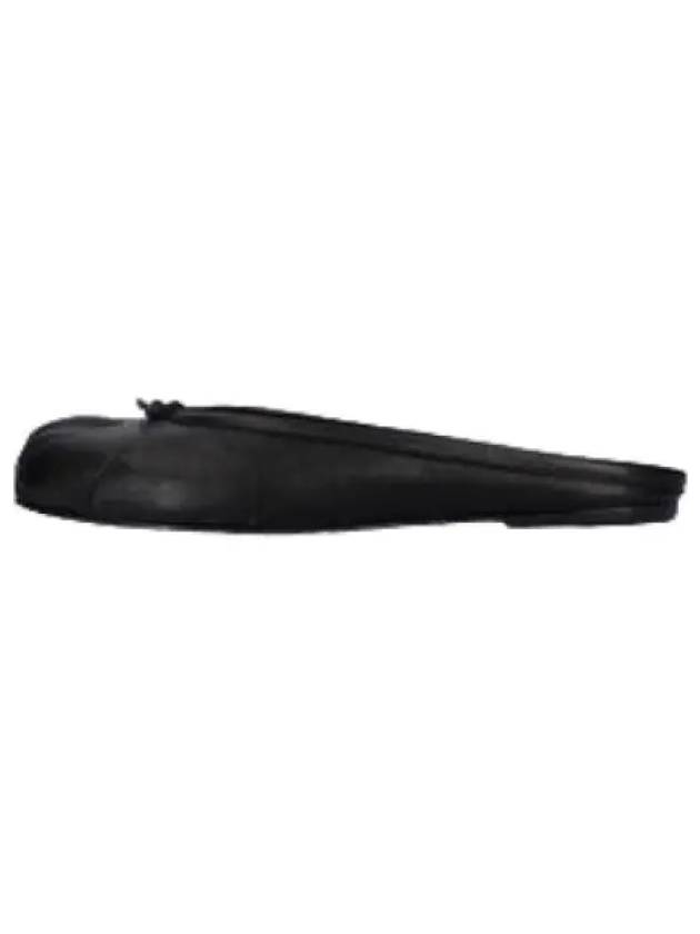 Tabi Ballerina Mule Black Flat Shoes - MAISON MARGIELA - BALAAN 1