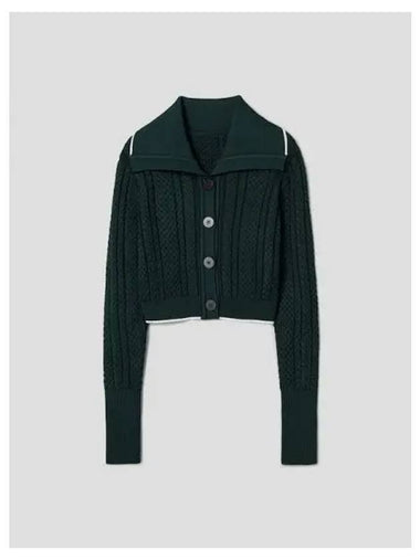 Jacquemus Women s Le Spring Fall Cardigan Bella Dark Green Domestic Product GM0024020772206 - JACQUEMUS - BALAAN 1